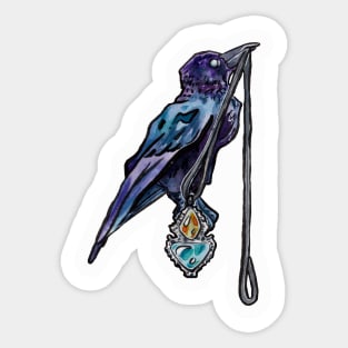 Raven Amulet Sticker
